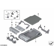 BMW Seat Armrest - Genuine BMW 52207278006