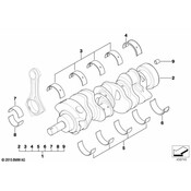 BMW Engine Crankshaft Thrust Washer - Genuine BMW 11217841615