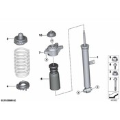 BMW Shock Mount - Genuine BMW 33506889267
