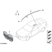 BMW Grille - Genuine BMW 51138078549
