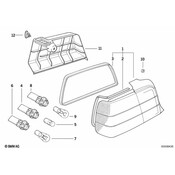 BMW Covering Left - Genuine BMW 51478122477