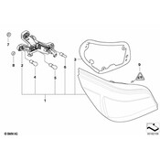 BMW Tail Light Housing Seal - Genuine BMW 63217207500