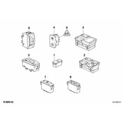 BMW Plug Housing (6 Pol White) - Genuine BMW 61131378126