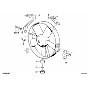 BMW Additional Fan (Bosch) - Genuine BMW 17401373176