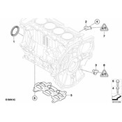 MINI Engine Oil Sump Windage Tray - Genuine 11137579017