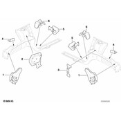 Mini Radiator Mount Bracket - Genuine Mini 41117137953