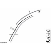 BMW Roof Molding Clip - Genuine BMW 51138051147
