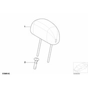 Mini Headrest Guide - Genuine Mini 52100804936