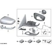 BMW Door Mirror - Genuine BMW 51169854785