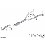 BMW Catalytic Converter - Genuine BMW 18308487382