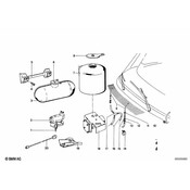 BMW Back Glass Washer Pump - Genuine BMW 61661358328