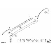 BMW M Trim Wheel Arch Primed Front Right - Genuine BMW 51777206660