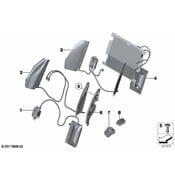 BMW Seat Lumbar Support Cushion - Genuine BMW 52109891411