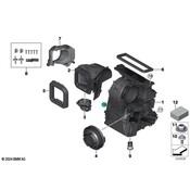 BMW Fresh Air-Recirculated Air Kinematics - Genuine BMW 64119297733