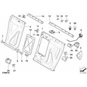 BMW Clip - Genuine BMW 52207001303