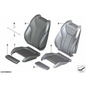 BMW Seat Cover - Genuine BMW 52105A54948