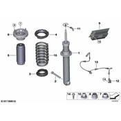 BMW Suspension Strut Bumper - Genuine BMW 33538074127