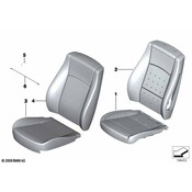 BMW Seat Cushion Foam - Genuine BMW 52107118410
