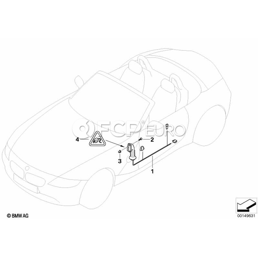 BMW Pin Terminal (31 Pol) - Genuine BMW 61136906049 | FCP Euro