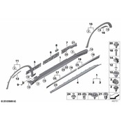 BMW Wheel Arch Molding - Genuine BMW 51777332340