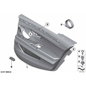 BMW Door Interior Trim Panel - Genuine BMW 51427273339