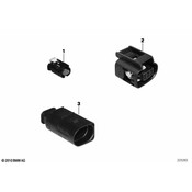 BMW Socket Housing Mlk (2 Pol) - Genuine BMW 12527804179