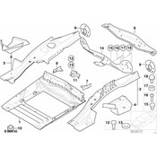 BMW Reinforcement Towing Eye Left - Genuine BMW 51717002305