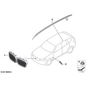 BMW Grille - Genuine BMW 51135A36BC9