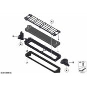 BMW Frame - Genuine BMW 17117589471
