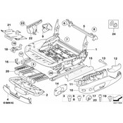 BMW Seat Trim Panel - Genuine BMW 52106979651