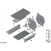Mini Interior Quarter Panel Trim Panel - Genuine Mini 51477434547