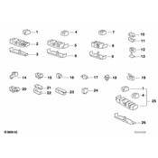 BMW Tubing Support - Genuine BMW 16121184705