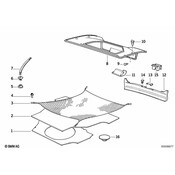 BMW Mounting Ring (H=14 mm) - Genuine BMW 51478181365