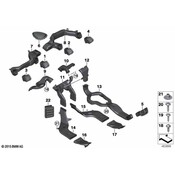 Mini Dashboard Air Vent - Genuine Mini 64229306133