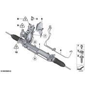 BMW Power Steering Cylinder Line - Genuine BMW 32106799714
