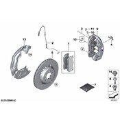 BMW Disc Brake Caliper - Genuine BMW 34118745794