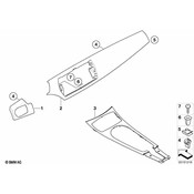 BMW Plane Tree Wood Trim Instr. Panel Left - Genuine BMW 51457043967
