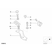 BMW Bracket Left - Genuine BMW 72118244443