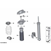 Mini Shock Absorber - Genuine Mini 37106884550