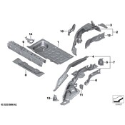 Mini Wheel Housing Bracket - Genuine Mini 41117402663