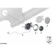 Mini Fuel Filler Housing - Genuine Mini 51175A1BFF7