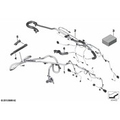 BMW Wiring Trunk Lid - Genuine BMW 61129326072