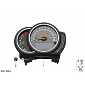 Mini Instrument Cluster - Genuine Mini 62108779665