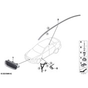 BMW Air Duct Side - Genuine BMW 51747294822