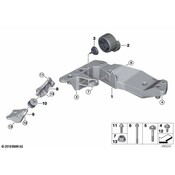 BMW Transmission Crossmember - Genuine BMW 22318089422