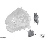 BMW Headlight Control Module - Genuine BMW 63115A043C3