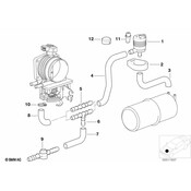BMW Hose Elbow - Genuine BMW 13901433682