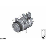 BMW AC Compressor - Genuine BMW 64529890655