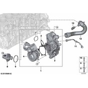 BMW Engine Water Pump Support Housing Gasket - Genuine BMW 11518094662