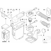 BMW Relay Box Cover - Genuine BMW 12521433538